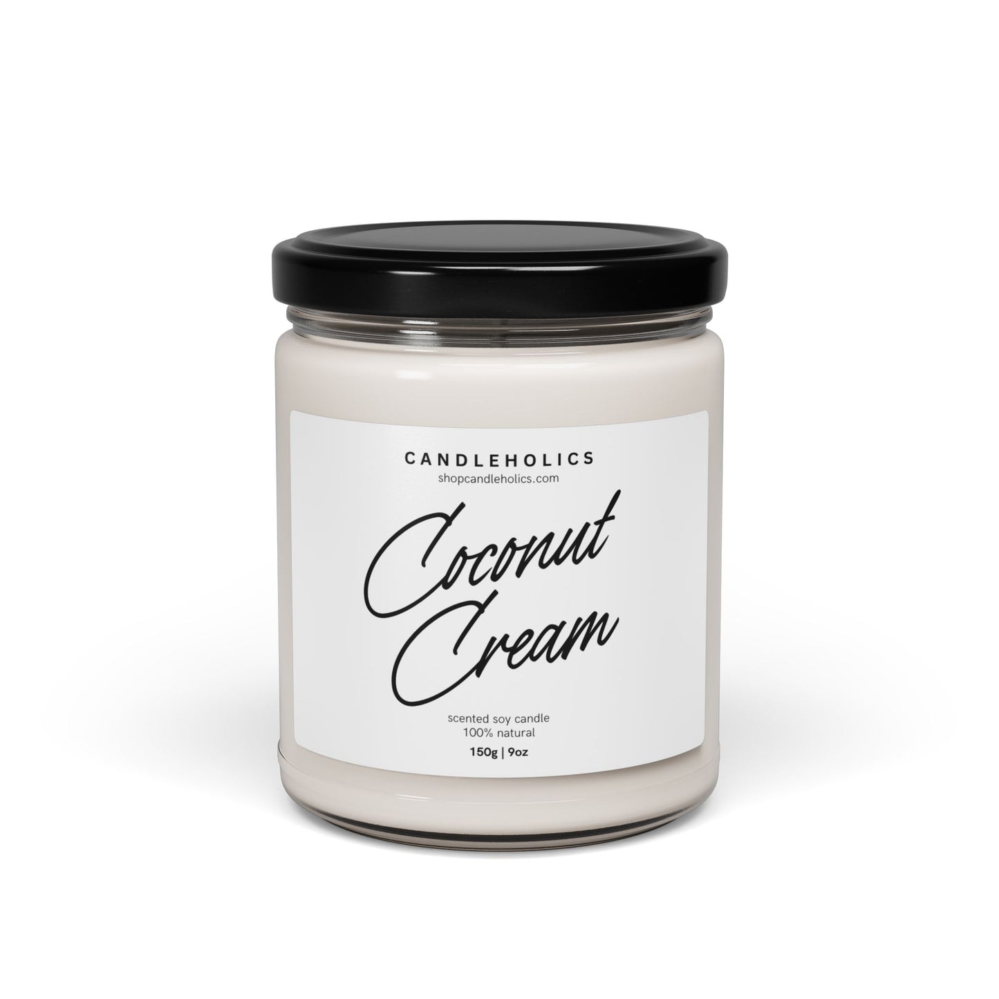 Coconut Cream Scented Soy Candle, 9oz