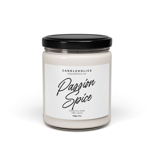 Passion + Spice Scented Soy Candle - 9oz Aromatherapy