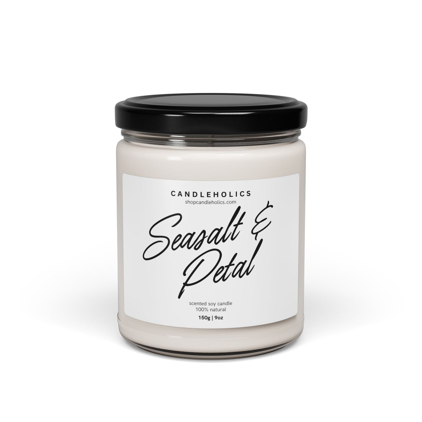 Seasalt + Petal Scented Soy Candle - 9oz Artisan Collection for Relaxation & Home Decor