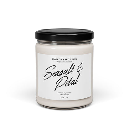 Seasalt + Petal Scented Soy Candle - 9oz Artisan Collection for Relaxation & Home Decor